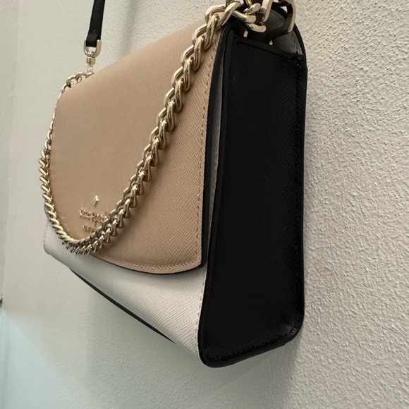 Kate Spade Tan, White and Black Neutral Crossbody Bag - Picture 15 of 16
